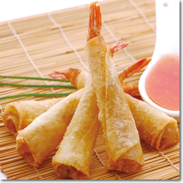 Item image: Green Curry Prawn Spring Roll